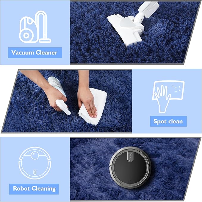6x9 Fluffy Area Rug for Living Room, Shag Area Rugs for Bedroom - Image 4