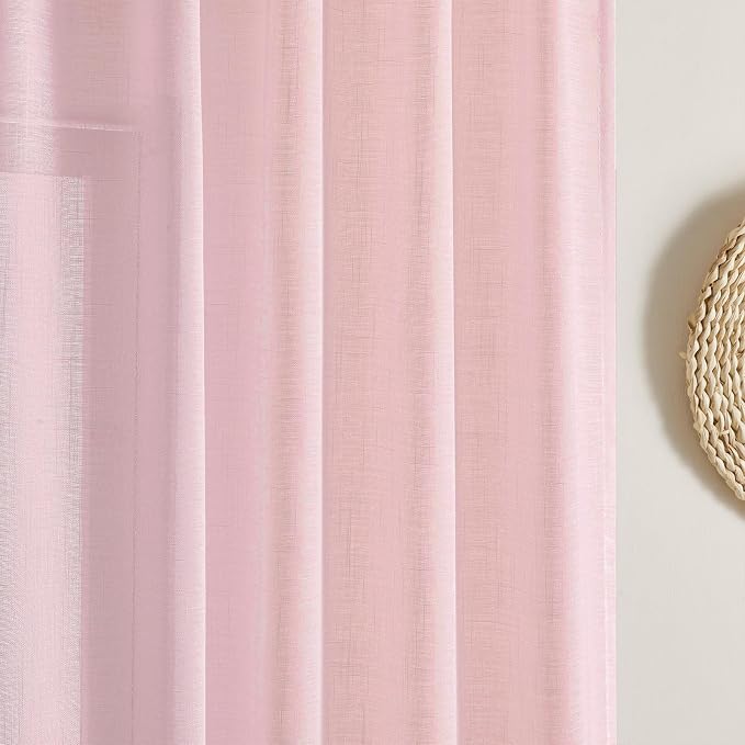 Joydeco Sheer Curtains for Living Room, Window Curtains Privacy Assured - Image 5