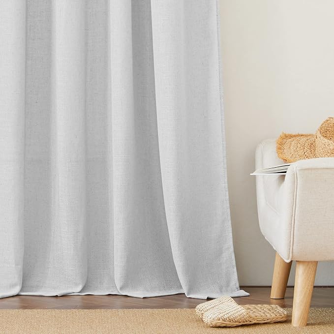 RYB HOME Linen Sheer Curtains - Image 6