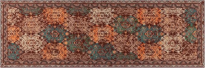 Vaukki Hallway Runner Rug, Vintage Shaggy Soft Laundry Rug Runner, Non Slip - Image 8