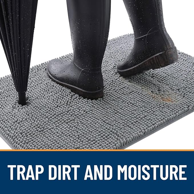 OLANLY Dog Door Mat for Muddy Paws 70x35, Absorbs Moisture and Dirt, Absorbent - Image 2