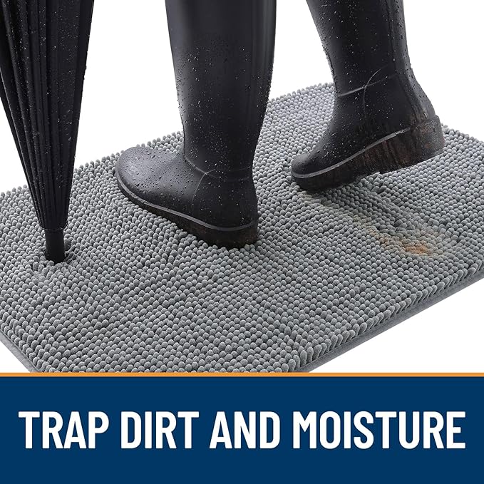 OLANLY Dog Door Mat for Muddy Paws 24x16, Absorbs Moisture and Dirt, Absorbent - Image 2