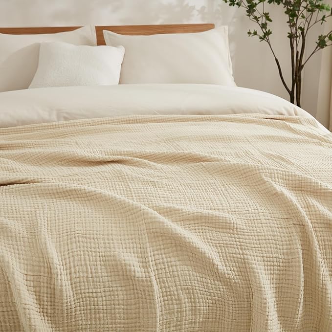 EMME Cotton Throw Blanket Large 50"x70" Gifts - Image 8