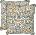 Ridhi Block Print Goldenrod Yellow Pillow Cover 24" x 24" Decorative Couch by Ridhi