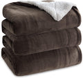 Bedsure GentleSoft Sherpa Fleece Blankets King Size by BEDSURE