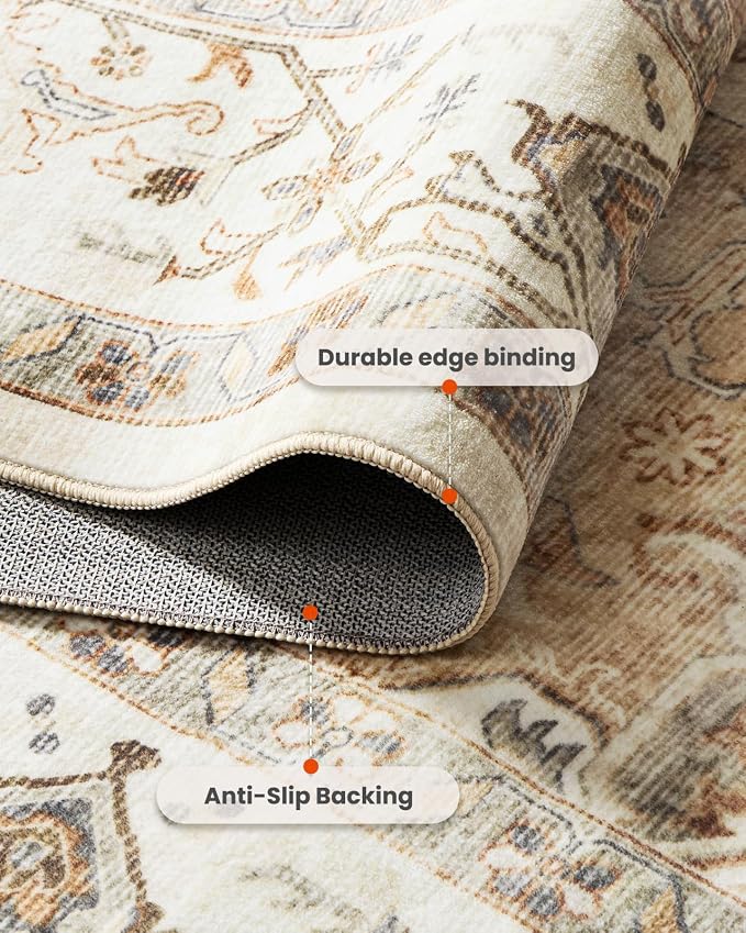 AMADA HOMEFURNISHING 6x9 Area Rugs, Vintage Rugs - Image 8