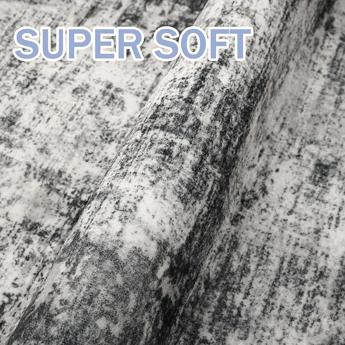 IOHOUZE Abstract Runner Rug 3x14 Ft Washable Runners - Image 7