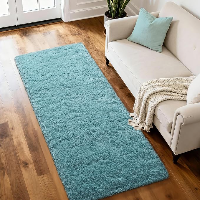 Merelax Soft Fluffy Rugs for Bedroom Living Room, 2x6 Hallway Runner Rugs - Image 7