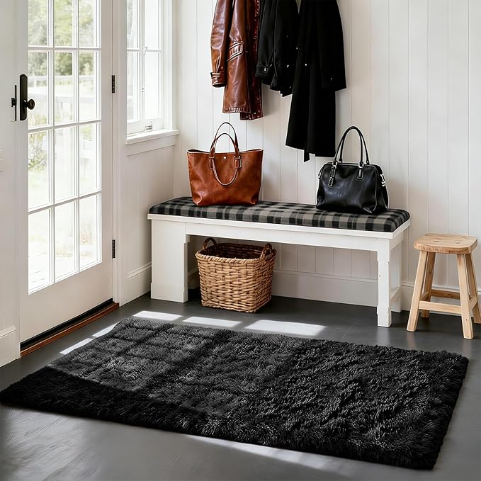 Soft Runner Rugs for Bedroom, Bedside Rug for Living Room Bedroom Kids Room - Image 3