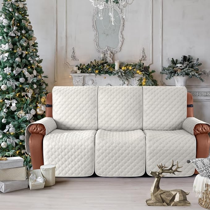 Ruaozz Waterproof Recliner Couch Covers, Sofa Slipcovers Washable 1-Piece - Image 8