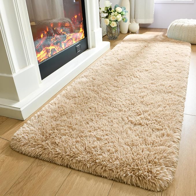 Merelax Soft Fluffy Rugs for Bedroom Living Room, 2x6 Hallway Runner Rugs - Image 9