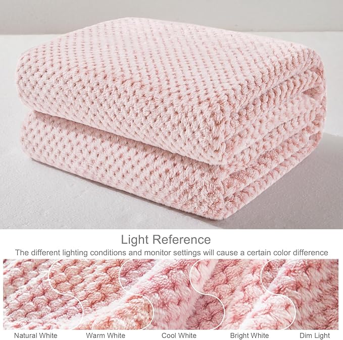Exclusivo Mezcla Fleece Throw Blanket Extra Large, Super Soft and Warm Blankets - Image 3