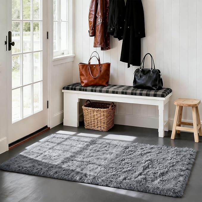 Soft Runner Rugs for Bedroom, Bedside Rug for Living Room Bedroom Kids Room - Image 4
