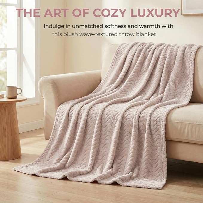 Exclusivo Mezcla Twin Blanket for Bed, Cozy Lightweight Fleece Blankets for All - Image 6
