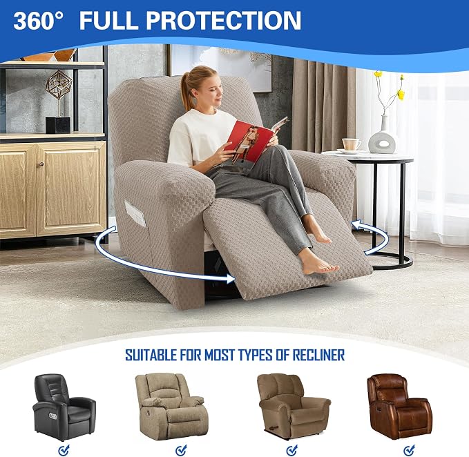 MAXIJIN Recliner Cover Slipcovers - Image 2