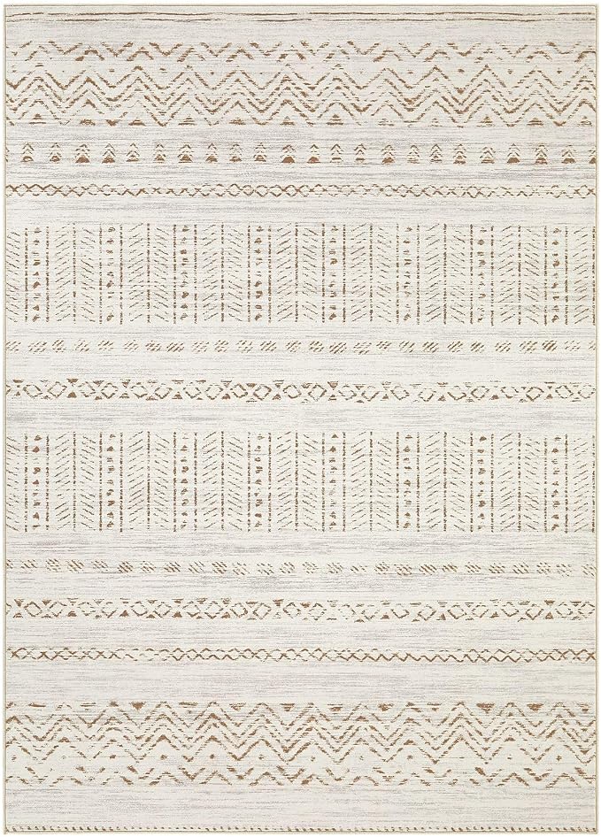 cotiled 10x14 Area Rug Living Room: Washable Boho Rugs - Image 9