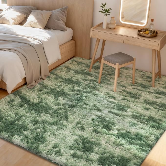 Litanika 3x5 Fluffy Shag Faux Fur Area Rug - Image 2