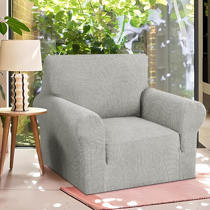 YEMYHOM Couch Cover Latest Jacquard Design High Stretch Sofa Chair Covers - Image 2