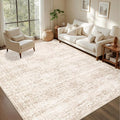 6x9 Area Rugs Living Room Rug: Washable Vintage Boho Rug No Slip Stain by EXPEDIX