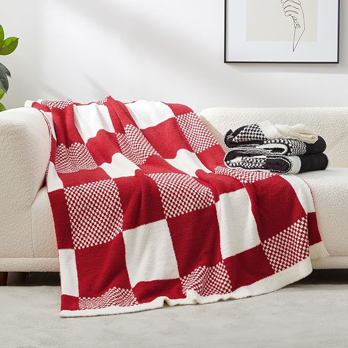 Snuggle Sac Checkered Blanket, 50x60 inches - Image 3