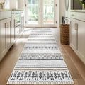 BESTSWEETIE 2x8 Area Rugs for Living Room Washable Moroccan Farmhouse Neutral by BESTSWEETIE