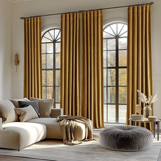 MIULEE Velvet Curtains 108 inches - Image 5