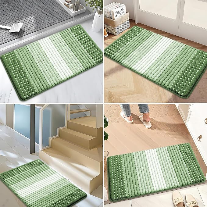 Kitinjoy Indoor Outdoor Door Mat, 40x32 Non-Slip Absorbent Dirt Trapper - Image 6