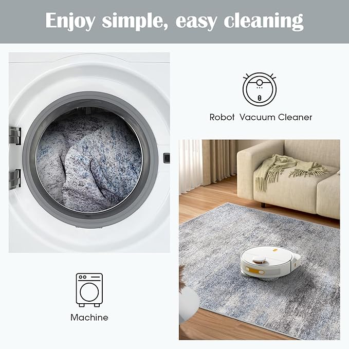 Washable Non-Slip 3x4 Area Rug - Image 5