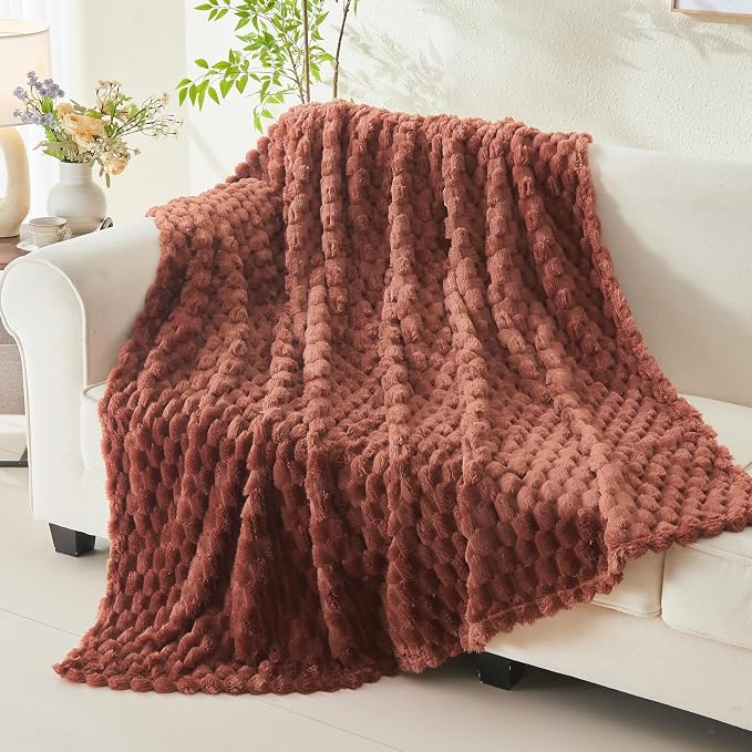 NEWCOSPLAY Super Soft Throw Blanket Coffee Premium Silky Flannel Fleece 3D - Image 3