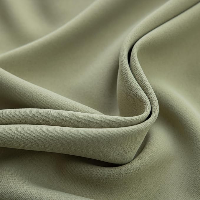 VisionaryHomeDesign Green Pinch Pleat Curtains, High End Curtains - Image 9