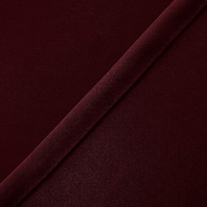 Hiasan Valance Curtains for Kitchen Blackout Thermal Insulated Solid Window - Image 3