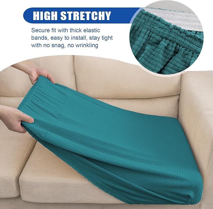 Water Resistant Stretch Sofa Seat Cushion Covers Stretch Furniture Protector - Image 5