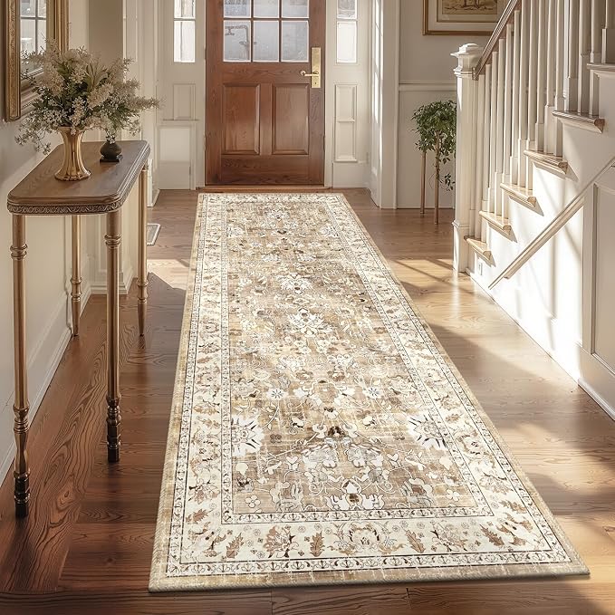 LOKHOM Washable Runner Rug, 3x8 Non-Slip Vintage Hallway Runner Rug - Image 8