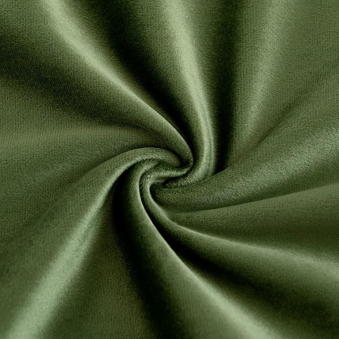 MIULEE Moss Green Decorative Velvet Throw Pillow Covers Soft Pillow Covers - Image 4