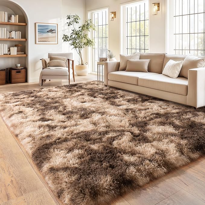 Area Rug for Living Room, Furry Carpet for Teen, Shaggy Rug for Nursery Room - Image 4