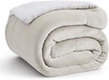 Bedsure GentleSoft Sherpa Fleece Throw Blanket by BEDSURE