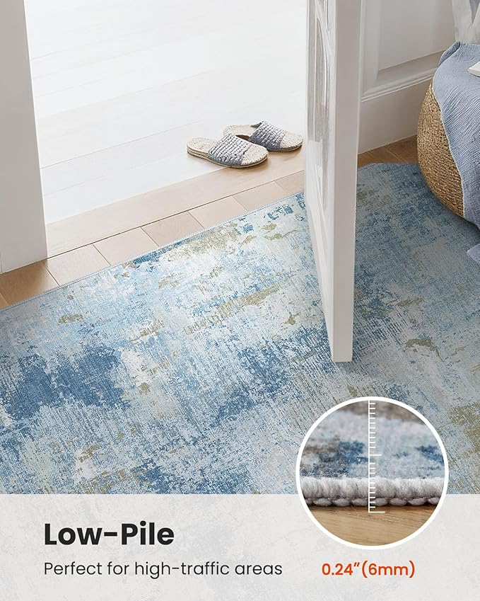 6x9 Area Rugs for Living Room, Modern Abstract Washable Rug - Image 7
