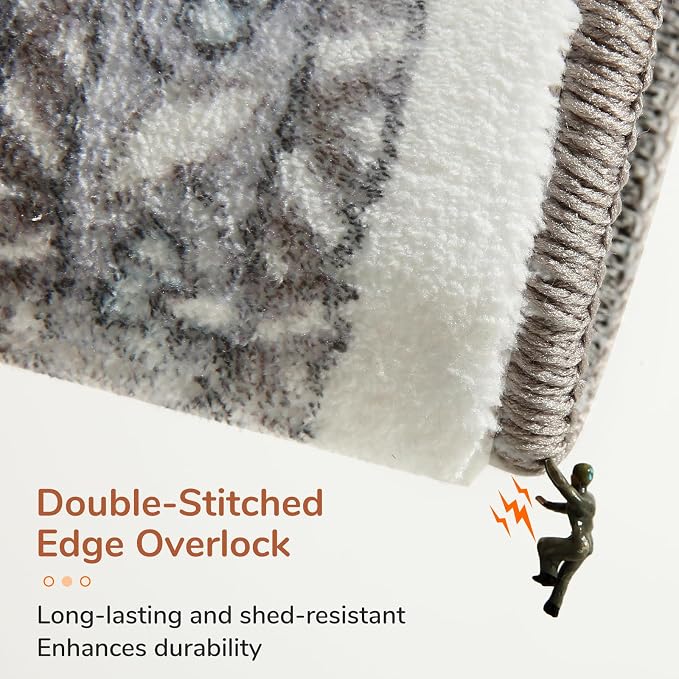 OPPODREAM Soft 6x9 Area Rugs, Washable Rug 6x9 - Image 3