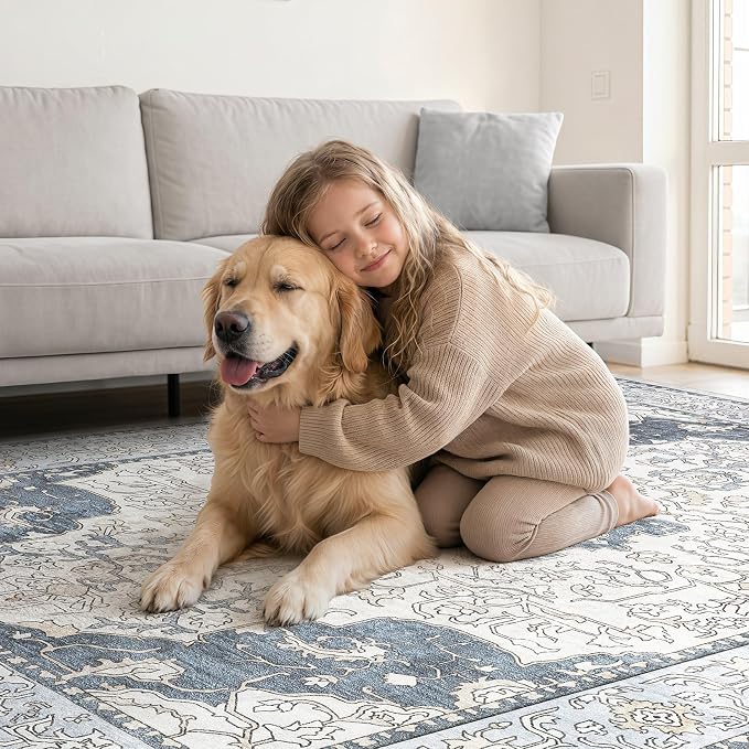 cotiled 9x12 Area Rugs Large Washable Rugs - Image 6