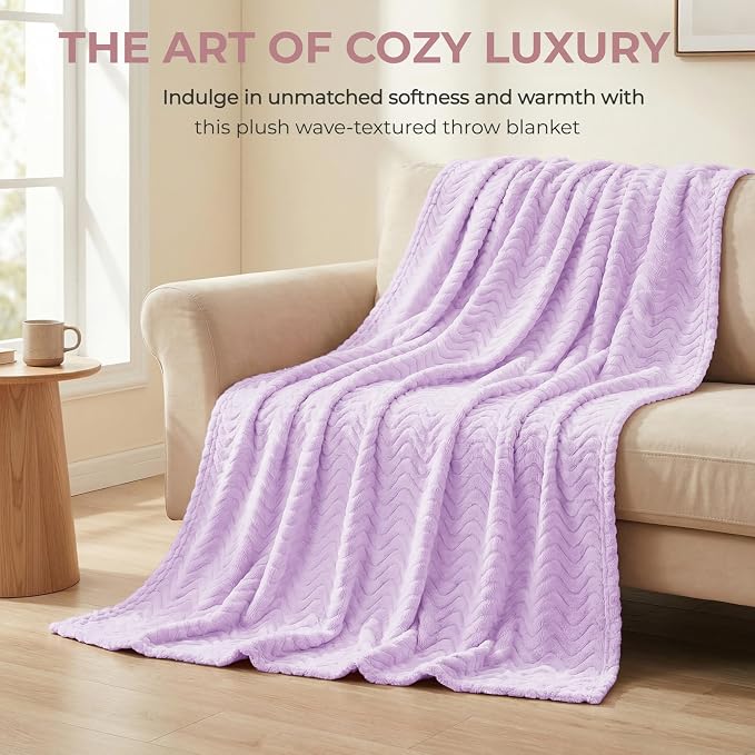 Exclusivo Mezcla Twin Blanket for Bed, Cozy Lightweight Fleece Blankets for All - Image 6