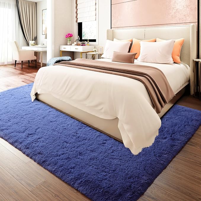 Merelax Soft Modern Indoor Large Shaggy Rug - Image 5