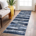Lansny Modern Abstract Runner Rug 2x6 by lansny