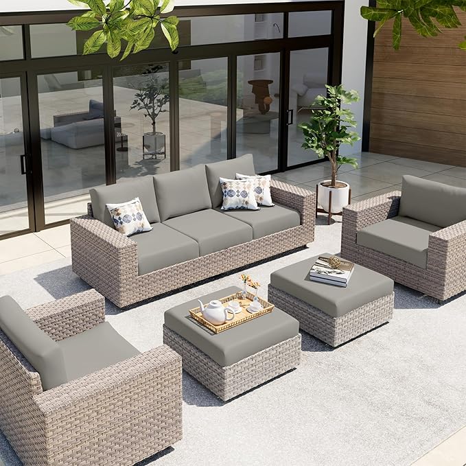 hyha Waterproof Couch Cushion Covers, Stretch Sofa Couch Seat Slipcover - Image 2