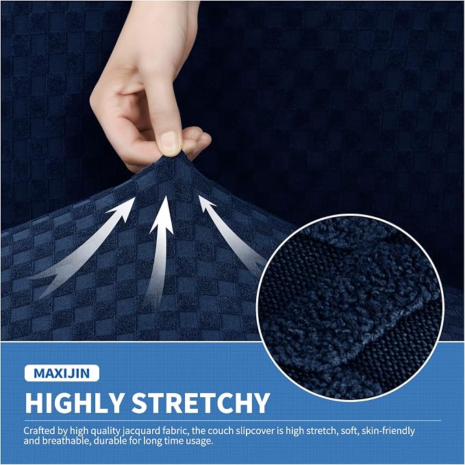 MAXIJIN 3 Piece Stretch Couch Covers - Image 4