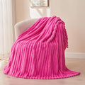 NEWCOSPLAY Super Soft Throw Blanket Hot Pink Premium Silky Flannel Fleece 3D by NEWCOSPLAY