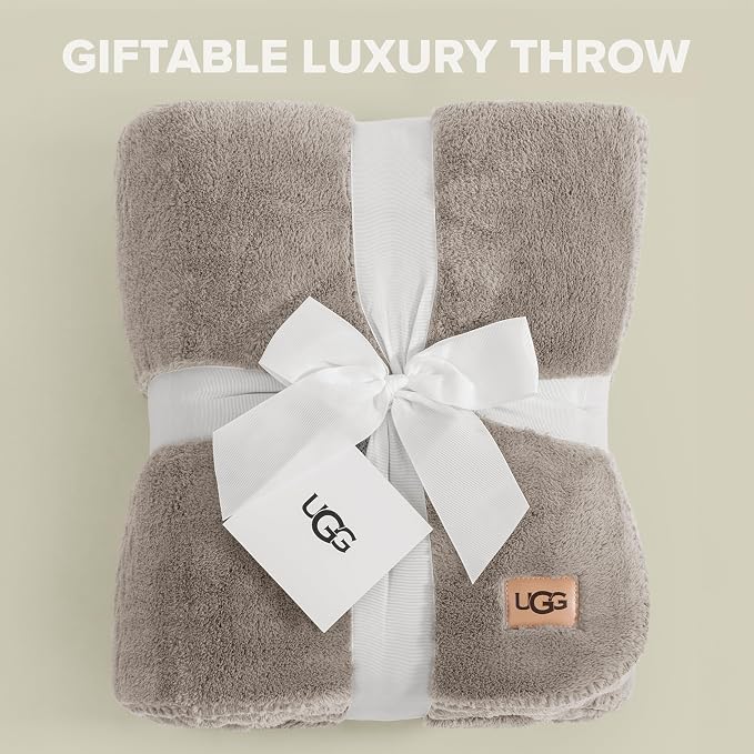 UGG Whitecap Twin Blanket, Soft Cozy Fleece Blanket - Image 6