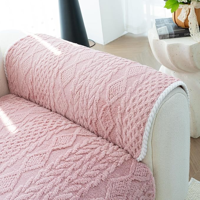 Plush Warm Couch Covers, Sectional Couch Cover Washable, Funny Fuzzy Pet Couchs by MDSASFD