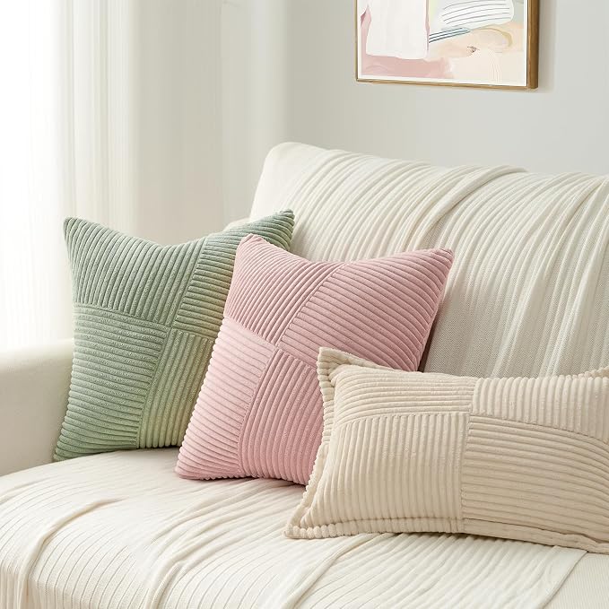 Topfinel SageGreen Throw Pillow Covers 26x26 Inch Set of 2 Decorative Pillow - Image 6