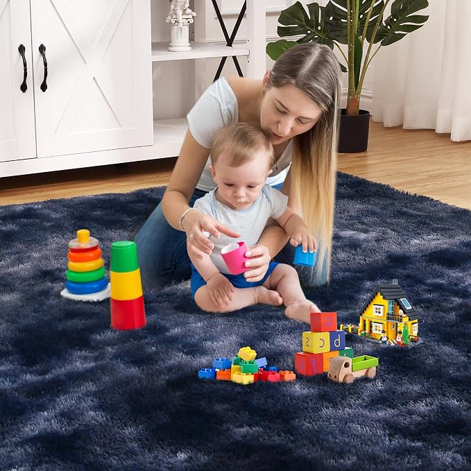 CAROMIO 10x13 Area Rugs for Living Room Extra Large Fluffy Rug Non-Slip - Image 6