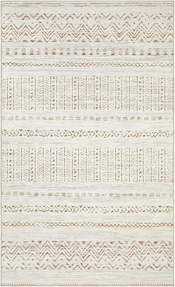 cotiled 3x5 Area Rug Living Room: Washable Boho Rugs - Image 6